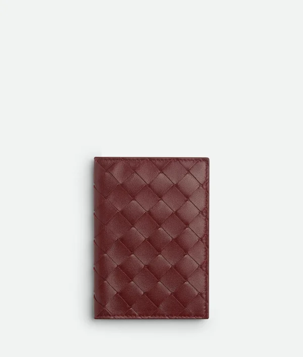 Bottega Veneta Intrecciato Passport Case>Women Pouches And Travel Accessories