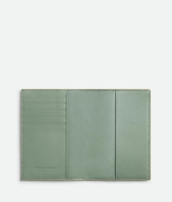 Bottega Veneta Intrecciato Passport Case>Women Pouches And Travel Accessories