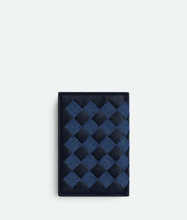 Bottega Veneta Intrecciato Passport Case>Women Pouches And Travel Accessories