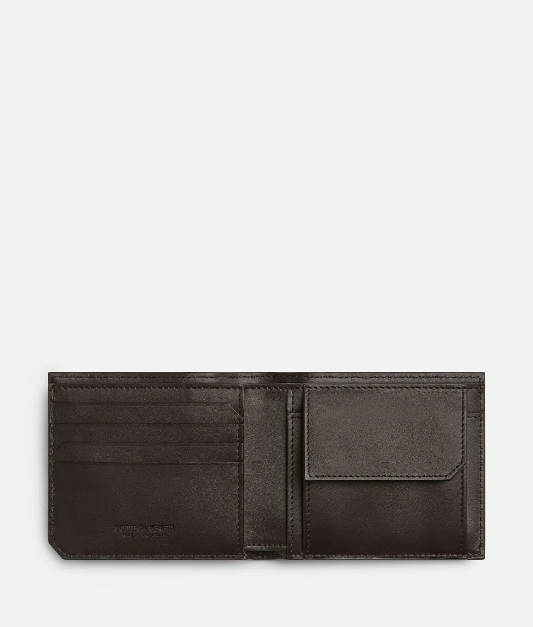 intrecciato_piccolo_bifol_1.webp Bottega Veneta Intrecciato Piccolo Bi-Fold Wallet With Coin Purse> Small Wallets