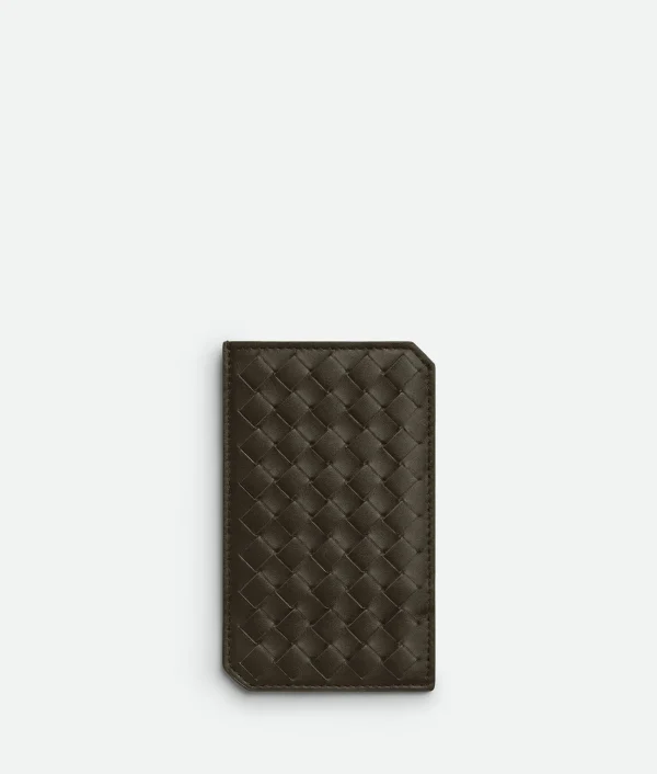 Bottega Veneta Intrecciato Piccolo Vertical Card Case> Card Cases