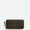 Bottega Veneta Intrecciato Piccolo Zip Around Wallet> Long Wallets
