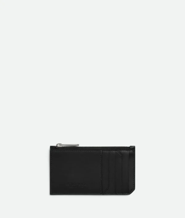 Bottega Veneta Intrecciato Piccolo Zipped Card Case> Card Cases