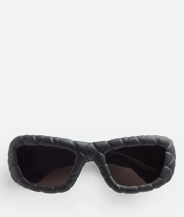 Bottega Veneta Intrecciato Rectangular Sunglasses>Women Sunglasses | Sunglasses