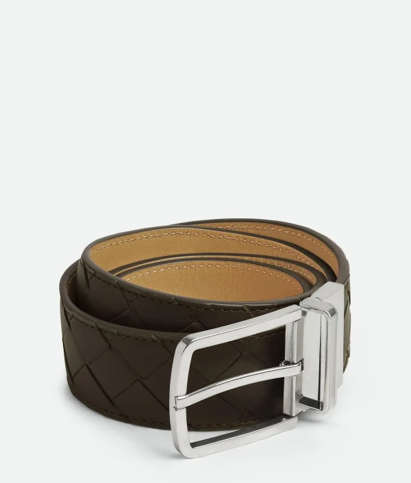 Bottega Veneta Intrecciato Reversible Belt> Belts