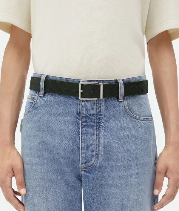 Bottega Veneta Intrecciato Reversible Belt> Belts