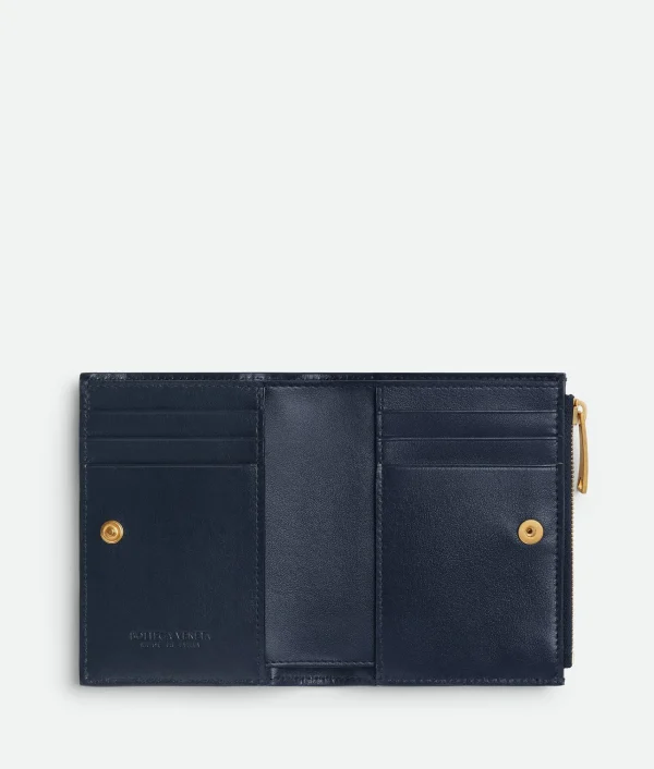 Bottega Veneta Intrecciato Small Bi-Fold Wallet>Women Small Wallets