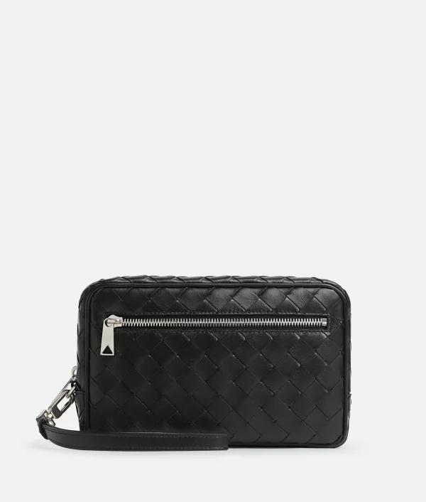 Bottega Veneta Intrecciato Small Pouch With Wristlet>Women Pouches And Travel Accessories | Pouches And Travel Accessories