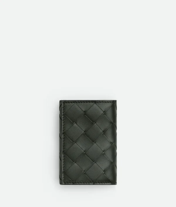 Bottega Veneta Intrecciato Tiny Tri-Fold Wallet> Small Wallets