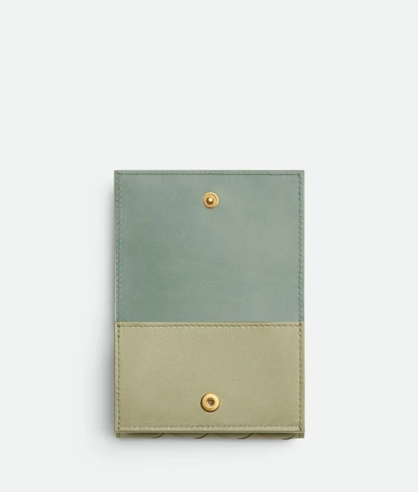 Bottega Veneta Intrecciato Tiny Tri-Fold Wallet>Women Small Wallets