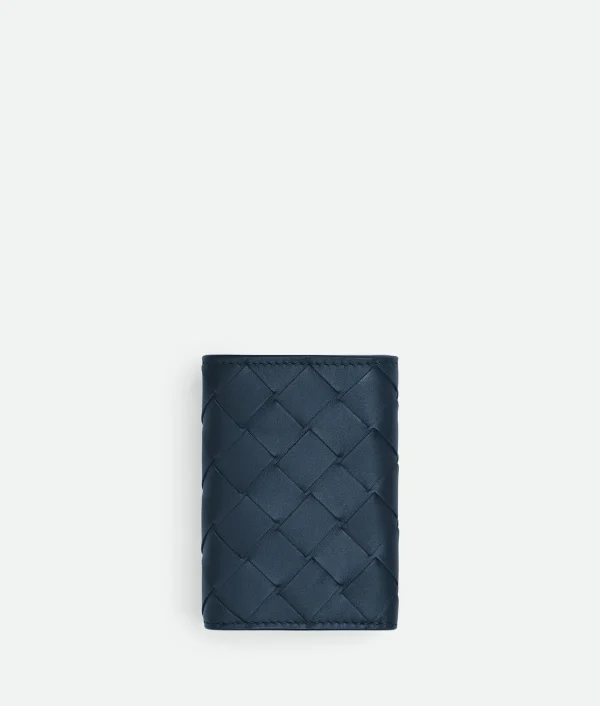 Bottega Veneta Intrecciato Tiny Tri-Fold Wallet> Small Wallets
