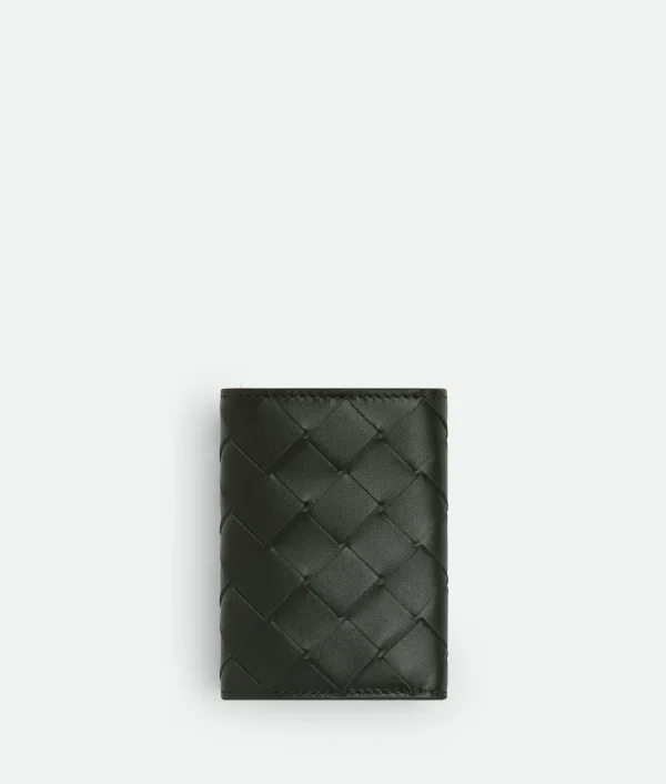 Bottega Veneta Intrecciato Tiny Tri-Fold Wallet> Small Wallets