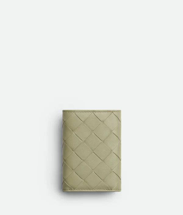Bottega Veneta Intrecciato Tiny Tri-Fold Wallet>Women Small Wallets
