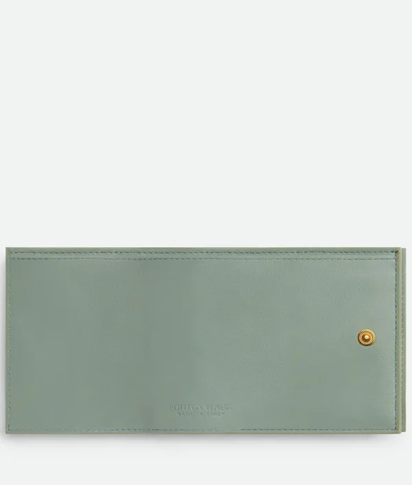 Bottega Veneta Intrecciato Tiny Tri-Fold Wallet>Women Small Wallets