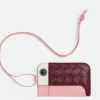 Bottega Veneta Intrecciato Toucan Card Holder On Strap>Women Card Cases