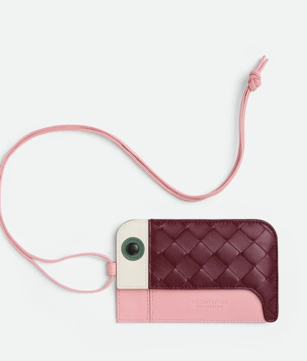 Bottega Veneta Intrecciato Toucan Card Holder On Strap>Women Card Cases
