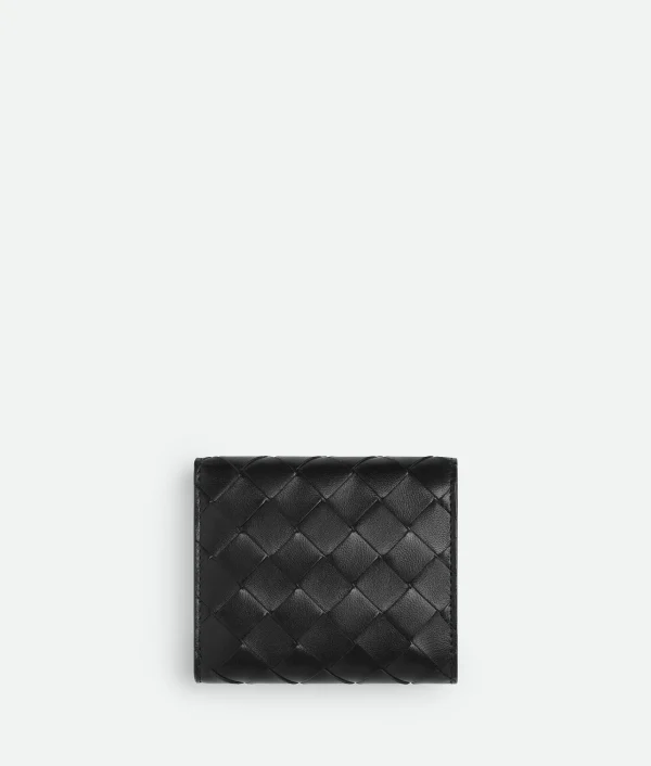 Bottega Veneta Intrecciato Tri-Fold Wallet>Women Small Wallets