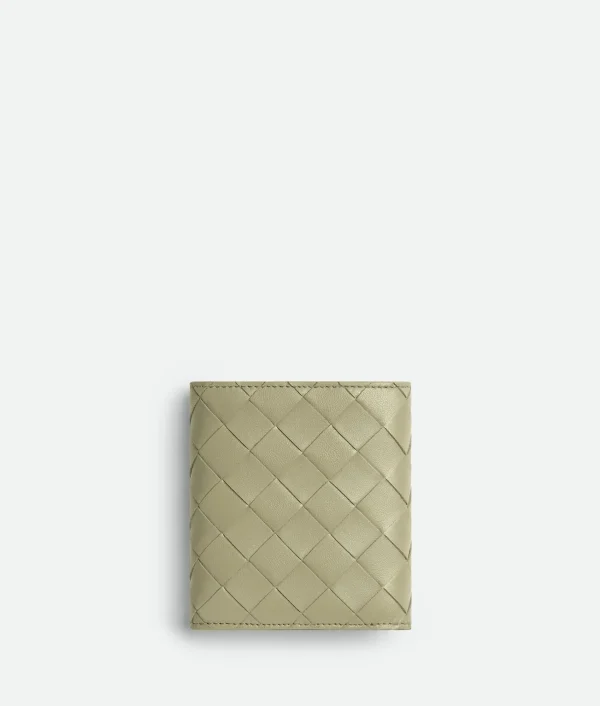 Bottega Veneta Intrecciato Tri-Fold Wallet With Origami Coin Purse>Women Small Wallets