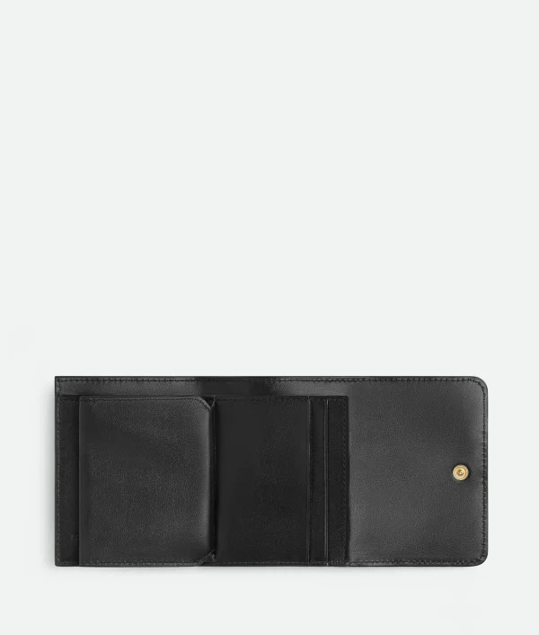 Bottega Veneta Intrecciato Tri-Fold Wallet>Women Small Wallets