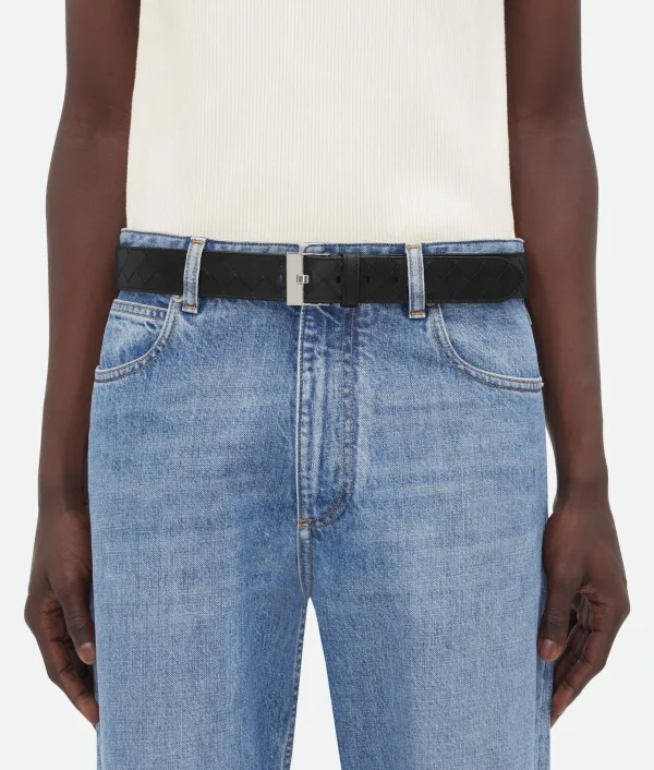 Bottega Veneta Intrecciato Watch Belt> Belts