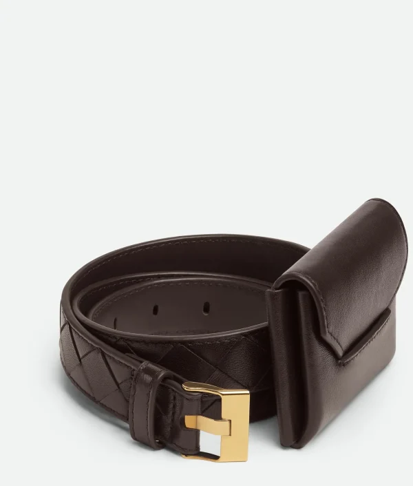 Bottega Veneta Intrecciato Watch Pocket Belt>Women Belts
