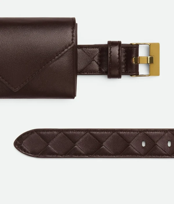 Bottega Veneta Intrecciato Watch Pocket Belt>Women Belts