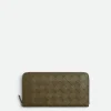 Bottega Veneta Intrecciato Zip Around Wallet> Long Wallets