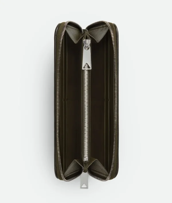 Bottega Veneta Intrecciato Zip Around Wallet> Long Wallets