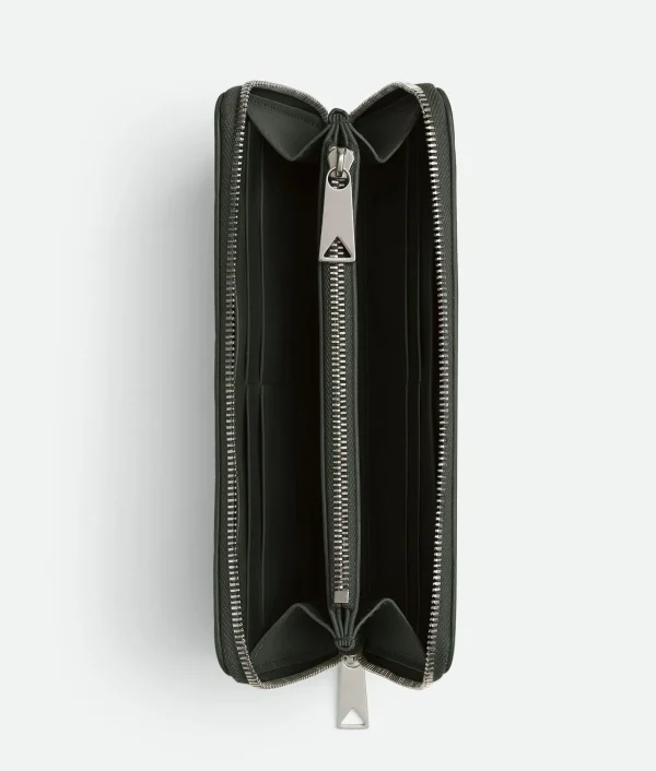 Bottega Veneta Intrecciato Zip Around Wallet> Long Wallets
