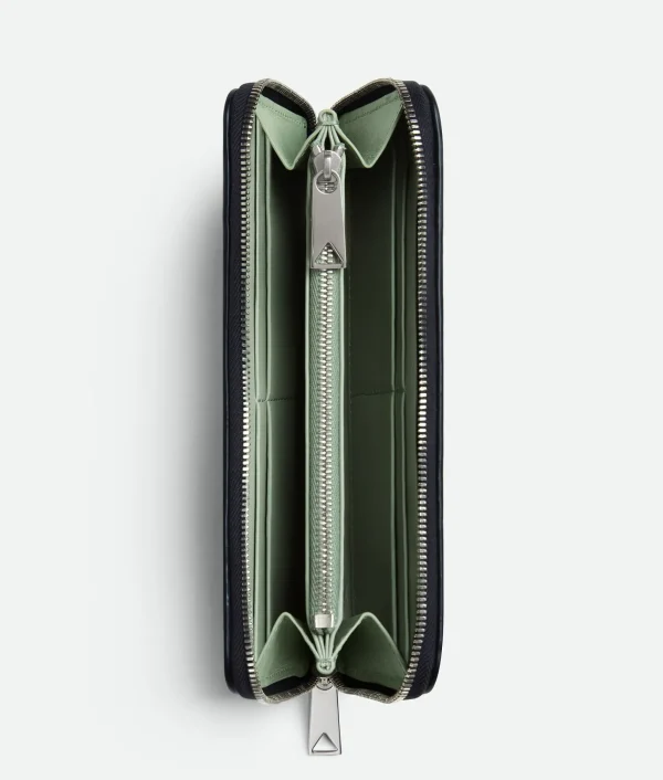 Bottega Veneta Intrecciato Zip Around Wallet> Long Wallets
