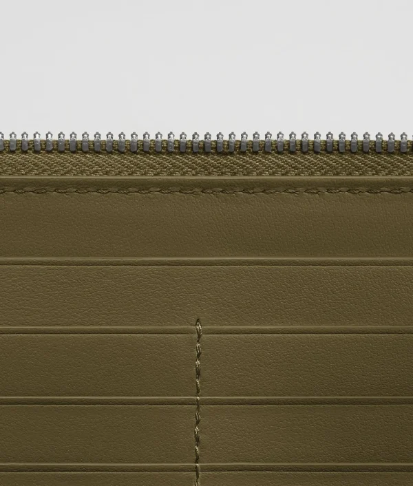 Bottega Veneta Intrecciato Zip Around Wallet> Long Wallets