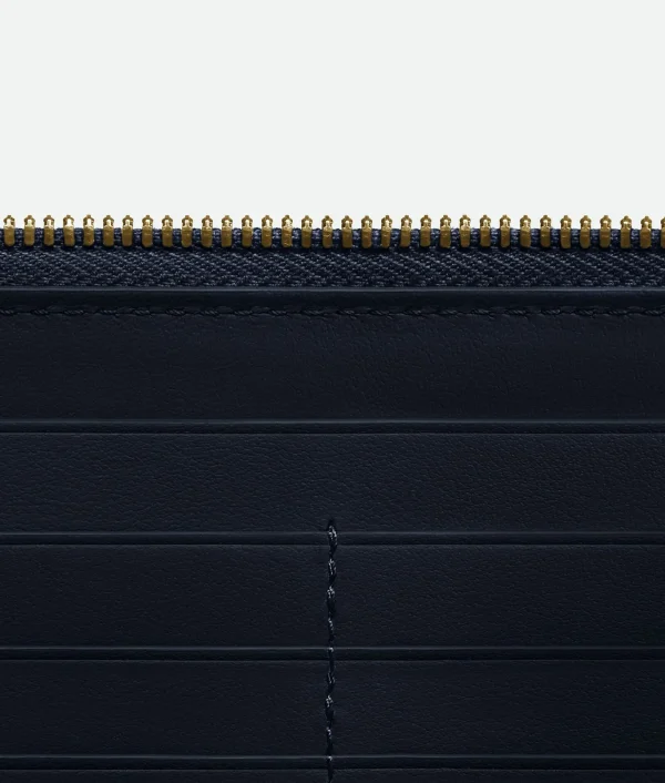 Bottega Veneta Intrecciato Zip Around Wallet>Women Long Wallets