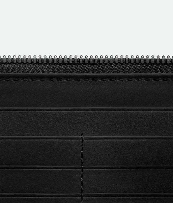 Bottega Veneta Intrecciato Zip Around Wallet> Long Wallets