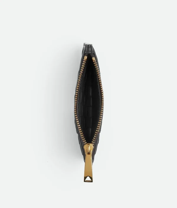 Bottega Veneta Intrecciato Zipped Card Case>Women Card Cases