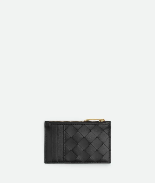Bottega Veneta Intrecciato Zipped Card Case>Women Card Cases