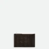 Bottega Veneta Intrecciato Zippered Card Case> Card Cases