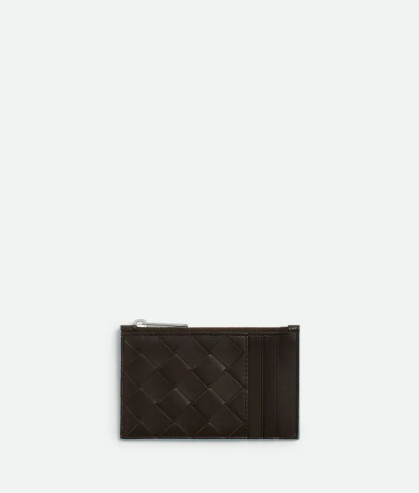 Bottega Veneta Intrecciato Zippered Card Case> Card Cases