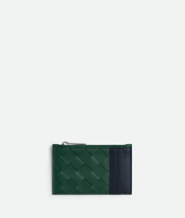 Bottega Veneta Intrecciato Zippered Card Case> Card Cases