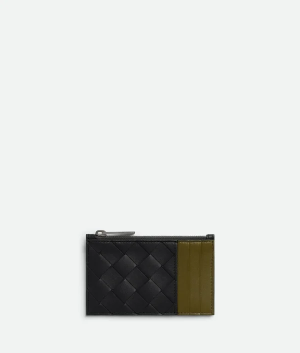 Bottega Veneta Intrecciato Zippered Card Case> Card Cases