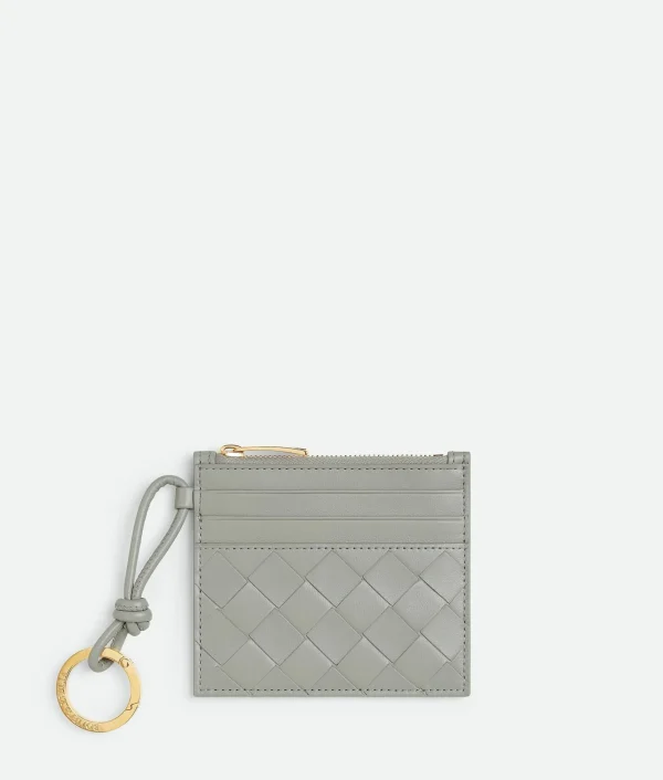 Bottega Veneta Intrecciato Zippered Card Case>Women Card Cases