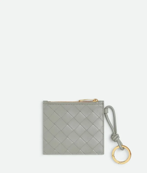 Bottega Veneta Intrecciato Zippered Card Case>Women Card Cases