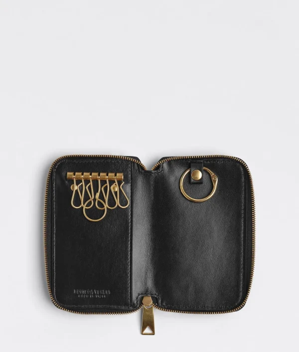 Bottega Veneta Intrecciato Zippered Key Case>Women Key Rings