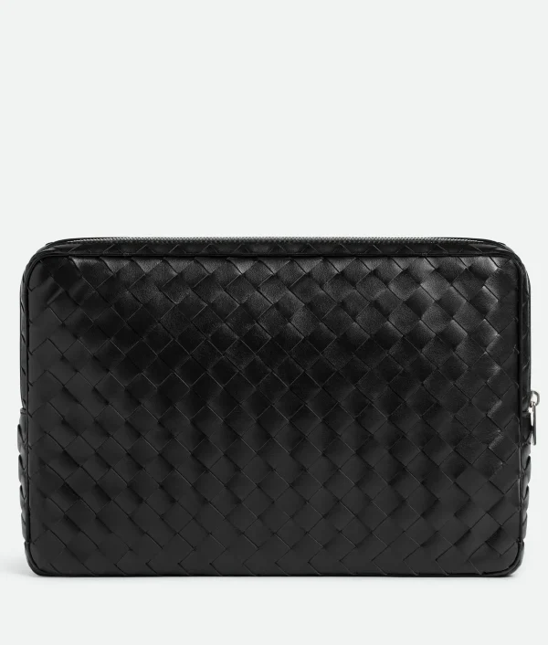 Bottega Veneta Intrecciato Zippered Laptop Sleeve>Women Pouches | Pouches And Travel Accessories