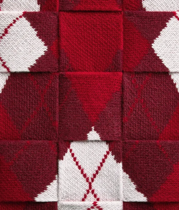 Bottega Veneta Intreccio Argyle Wool Gilet>Women Knitwear