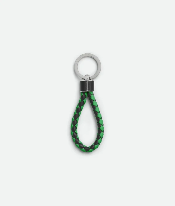 Bottega Veneta Intreccio Key Ring> Key Rings