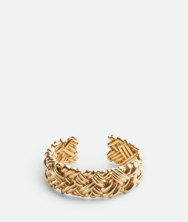 Bottega Veneta Intreccio Large Cuff Bracelet>Women Bracelets