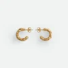 Bottega Veneta Intreccio Large Earrings>Women Earrings