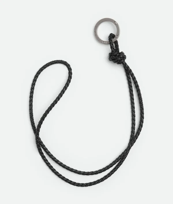 Bottega Veneta Intreccio Long Key Ring> Key Rings