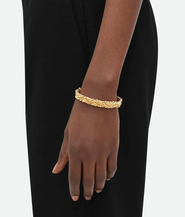 Bottega Veneta Intreccio Thin Cuff Bracelet>Women Bracelets