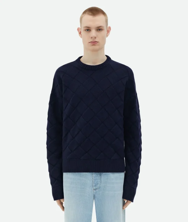 Bottega Veneta Intreccio Wool Jumper> Knitwear